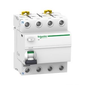 Schneider Electric Interrupteur diff&eacute;rentiel 4P 40A 300mA s&eacute;lectif type Asi - Acti9, iID