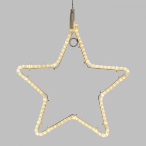 Lotti &Eacute;toile LED &Oslash;30cm - Strip 96 - 1 m - Blanc chaud