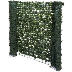 Image de Décoshop26 Brise-vue pour balcon pare-vue haie revêtement de protection contre le vent pour clôture de terrasse 300 par 100 vert fonce