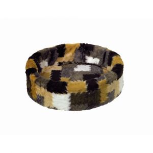 Panier en peluche rond pour chien Nobby Pet