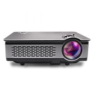 Yonis Vidéoprojecteur HDMI Full HD Haut-Parleurs Stéréo LED LCD Télécommande Noir