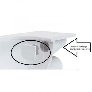 vitra Collecteur de rinçage flusvh 2.0 - Collecteur de rinçage pour cuvette suspendue flusvh 2.0