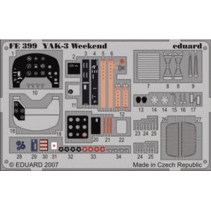 Image de Eduard MAQUETTE YAK 3 WEEKEND 1/48 FE399