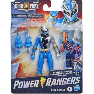Hasbro Power Rangers Dino Fury Morpher - F0539 - Figurine articulée 15cm - Ranger Bleu + Accessoires