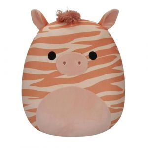Jazwares Squishmallows Original Peluche de 50 cm- Josue Le Zébre Pêche - Peluche Officielle