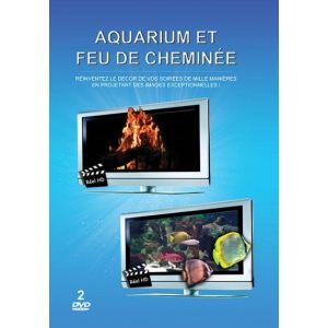 Aquarium & Feu de cheminée 2 DVD