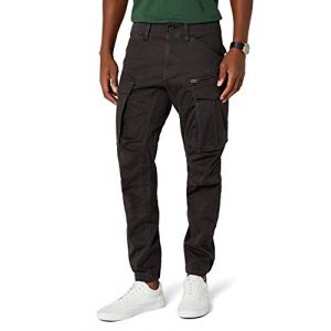 Image de G-Star Raw RAW Rovic Zip 3D Straight Tapered Pantalon, Noir (Raven 5126-976), 30W / 30L Homme