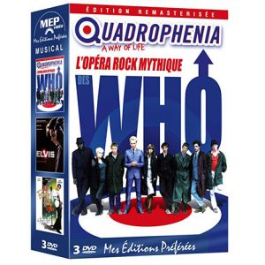 Coffret The Who - Quadrophenia + The buddy holly story + Elvis : une étoile est née