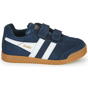 Gola Harrier Velcro, Baskets Mixte Enfant, Bleu