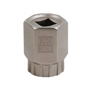 Rockshox Suspension De Service Haut Cap/Outil (Sram/Shimano Cassettes) Sid, Paragon Unisex-Adult, Noir, Taille Unique