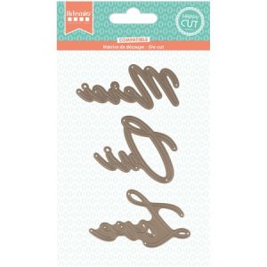 Artémio Matrice de coupe - Love - 9,5 cm environ - 3 pcs