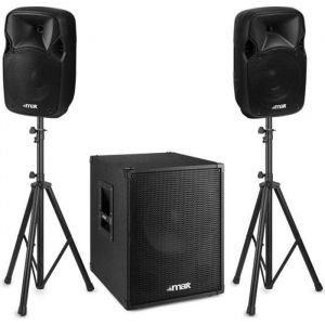 Vonyx MX700 Système triphonique actif 2 1, subwoofer et