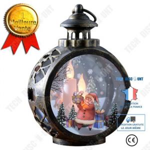 TD Décorations de Noël lampe portable ronde lumières LED décoration de vitrine arbre de Noël pendentif accessoires créatifs