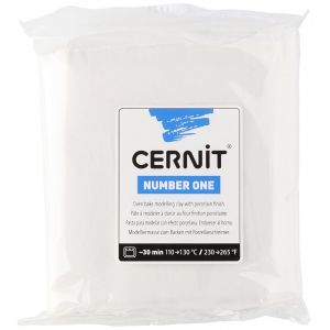 Image de Cernit Gamme "Number One", 250g, Blanc opaque