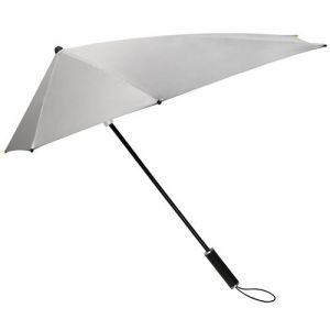 Impliva parapluie tempête ouverture STORMaximanuelle 100 cm argent/noir