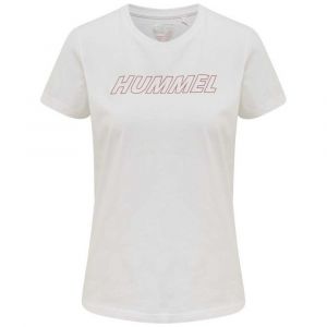 Hummel T-shirt à Manches Courtes Cali Cotton XS White / Withered Rose