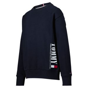 Tommy Hilfiger Sweat à col rond avec logo Bleu - Taille 8 Ans