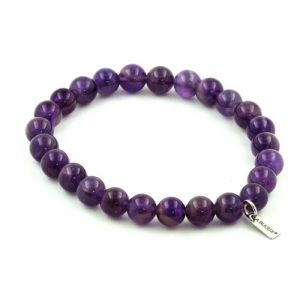 Bracelet Perles Améthyste 8 mm - A Bijoux
