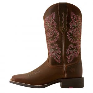 Bottes western femme Ariat Round Up Wide Square Toe StretchFit