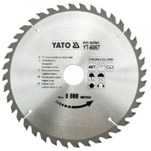 Yato Lame de scie YT-6067; 210x2 2x30 mm; Z40