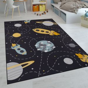 Paco Home Tapis Enfant, Tapis Chambre Jeu Garçon Fille Moderne Antidérapant, Dimension:120x160 cm, Couleur:Gris 5