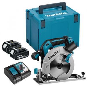 Makita Scie circulaire 18V lxt Ø165 mm (2x6,0 Ah) en makpac DHS680RGJ
