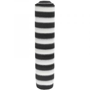 VidaXL Filet brise-vue anthracite et blanc 1,5x10 m PEHD 75 g/m&sup2;