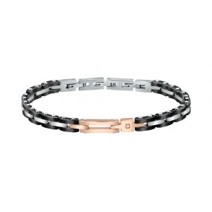 Morellato Bracelet De Luxe - Sauk02 - Acier Et C&eacute;ramique - Diamant V&eacute;ritable - 22 Cm Ajustable