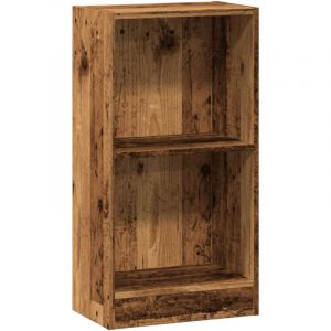 VidaXL Bibliothèque vieux bois 40x24x76 cm bois d'ingénierie, étagère, étagère à livres, support de livre, armoire de rangement, étagère de rangement