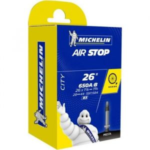 Michelin Chambre A Air Velo 650x35b 650x35a 26" (28/44-584/597) B3 Valve Presta 29mm Airstop Butyl Ville Vtc Vtt