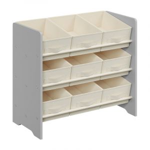 Songmics Étagère pour Chambre d’Enfant - Gris - Spacieuse