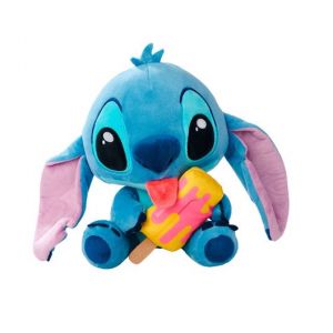 Simba Toys Peluche Disney Stitch avec glace à l'eau 25 cm