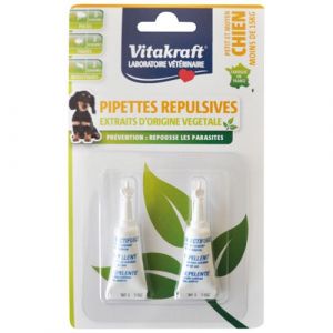 Image de Vitakraft Pipette insectifuge pour petit et moyen chien - lot de 2