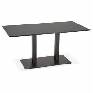 Alter Ego Table - bureau design 'AUSTIN' noir - 160x80 cm