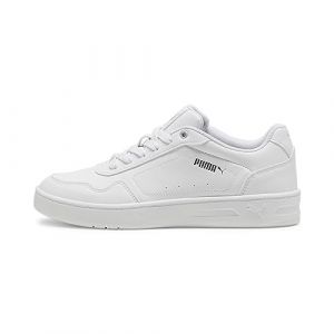 Puma Women Court Classy Sneakers White Silver, 42 EU