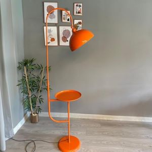 Image de Gorkiede M&eacute;tal, Moderne, Lampadaire pour Salon, Chambre &agrave; Coucher, Chambre d'enfant avec Douille E27, Largeur 30 cm, Abat-jour R&eacute;glable, Lampadaire