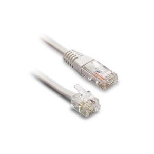 Metronic 495231 - Cordon téléphonique RJ11 / RJ45 1,80 m