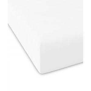 Image de Guy Laroche Drap housse en coton blanc 140x200