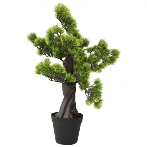 VidaXL Bonsaï de pin artificiel avec pot 60 cm Vert