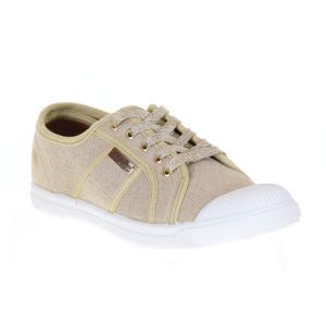 Image de Les Tropéziennes par M. Belarbi Femme CLORUNI Basket, Beige/Or, 39 EU