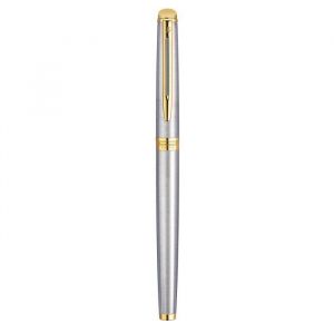 Image de Waterman Hemisphere roller ball, acier inoxydable, pointe fine, attributs dorés, écrin Code Produit : S0920350 Code EAN : 350117092