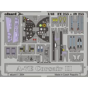 Eduard MAQUETTE A-7E CORSAIR II HASEGAWA /48 49255