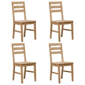 VidaXL Chaises de salle à manger 4 pcs Bois d'acacia massif