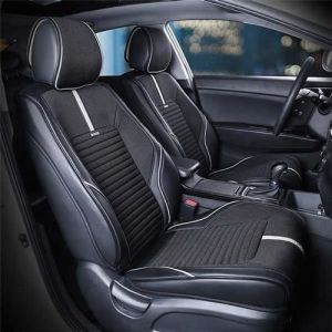 ORIGEN Housse de siège Avant complète Modèle R3 Noir avec 6 cm de Mousse. Compatible avec l'airbag latéral. Fabriqué avec des matériaux de Haute qualité. Universelle et Ergonomique.