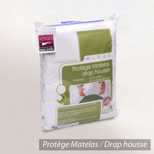 Image de Vosges terre textile Protège matelas imperméable Arnaud (60 x 120 cm)