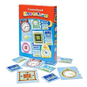 Castorland Les Heures - Puzzle &eacute;ducatif 21 pi&egrave;ces