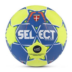 Select 1630647 Ballon de Handball Mixte Adulte, Bleu/Jaune, 0