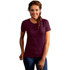 Image de Promodoro T-shirt Premium Femmes, XS, bourgogne