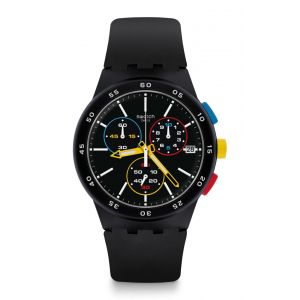 Swatch Montre Chrono SUSB416 Black-One