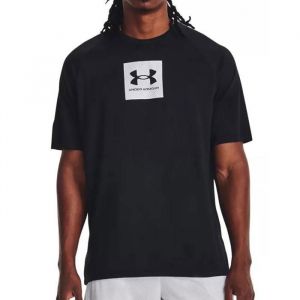 Under Armour T-shirt - Ua Homme100A0301 - Noir - 100% polyester - Manches courtes